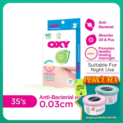 OXY Anti Bacterial Acne Patch Thin 35's