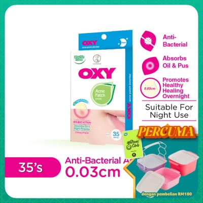 OXY - Anti Bacterial Acne Patch Thin 35's