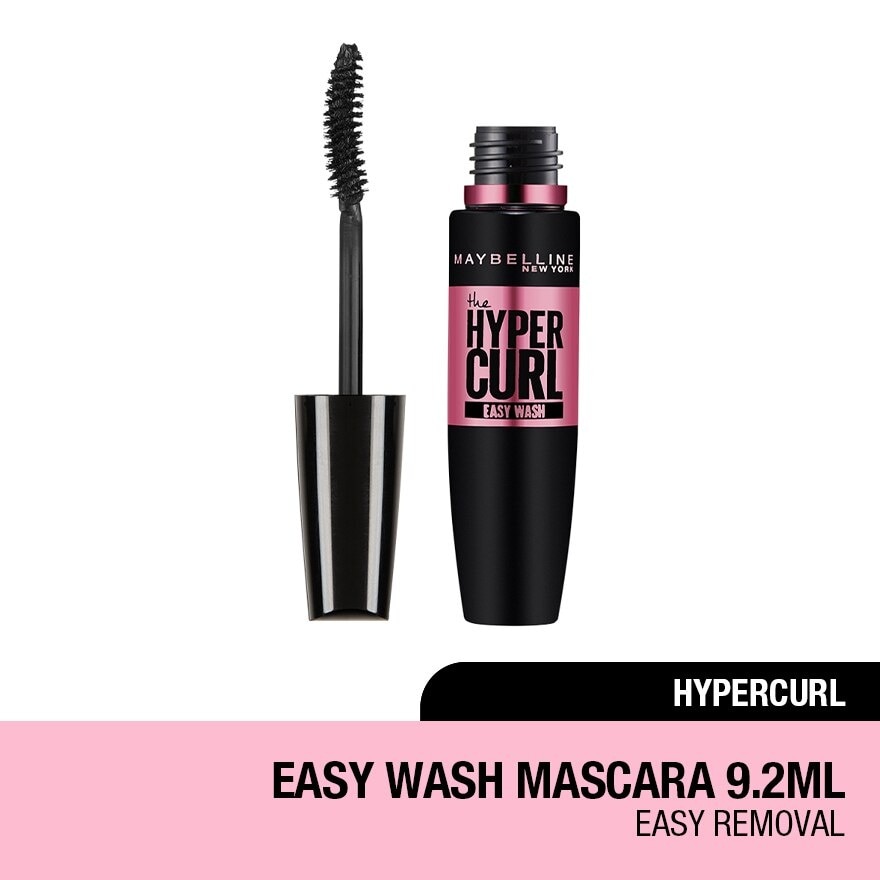 MAYBELLINE Hyper Curl Volum' Express Easy Wash Mascara Black