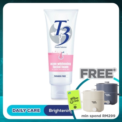 T3 Acne White Facial Foam 100gm