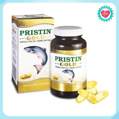 TOTAL HEALTH Pristin Gold Omega-3 Fish Oil 1200mg Softgel 90's