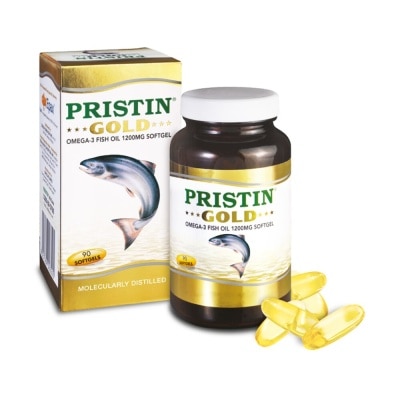 TOTAL HEALTH Pristin Gold Omega-3 Fish Oil 1200mg Softgel 90's