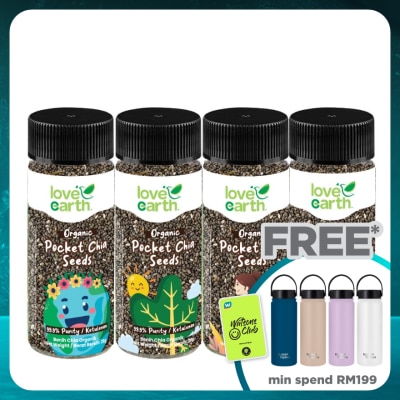 LOVE EARTH Organic Pocket Chia (4 in 1)