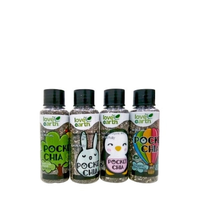 LOVE EARTH Organic Pocket Chia (4 in 1)