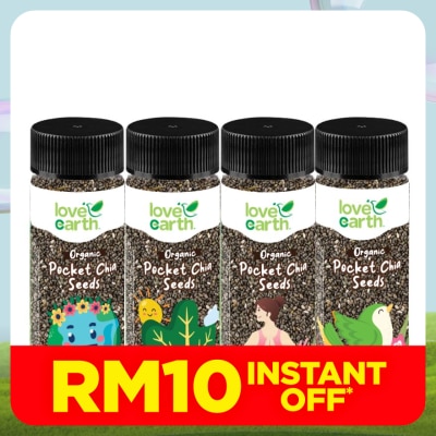 LOVE EARTH Organic Pocket Chia (4 in 1)