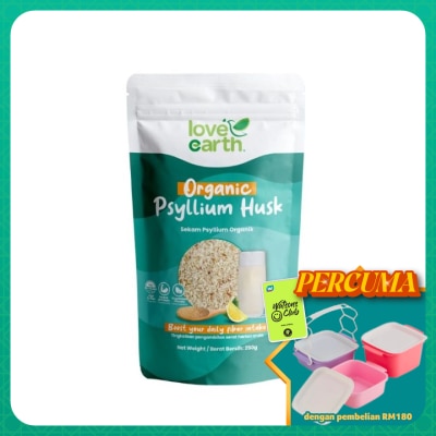 LOVE EARTH - Organic Psyllium Husk&nbsp; 250g
