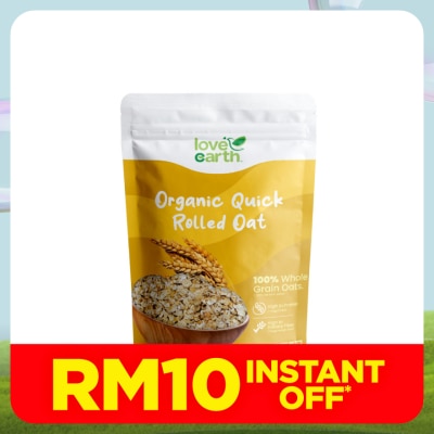 LOVE EARTH Quick Rolled Oat 400g