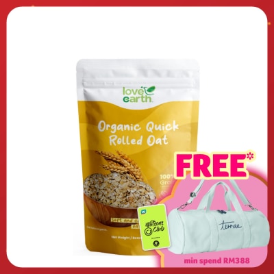 LOVE EARTH Quick Rolled Oat 400g