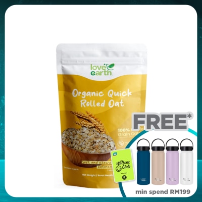 LOVE EARTH Quick Rolled Oat 400g