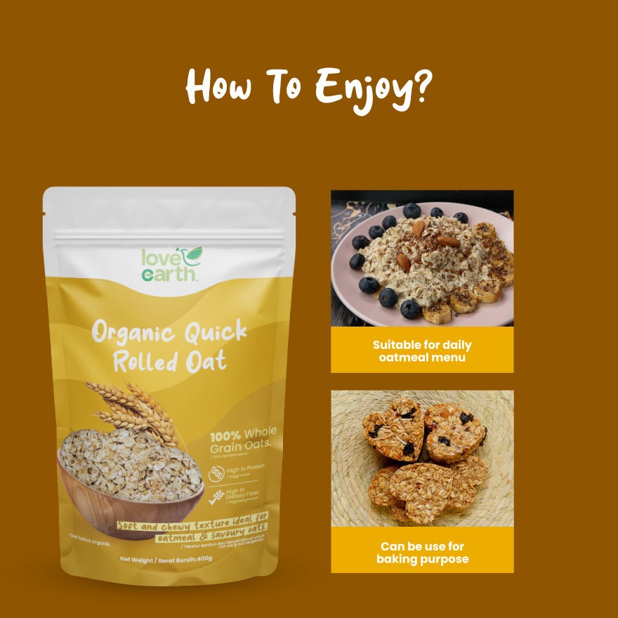 Quick Rolled Oat 400g image