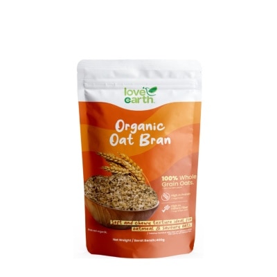 LOVE EARTH Bran Oat 400g