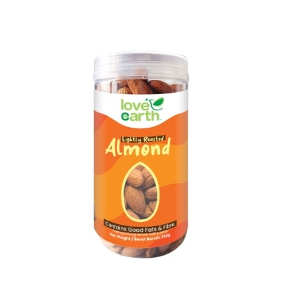 LOVE EARTH Roasted Natural Almond 350g