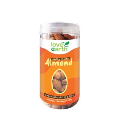 LOVE EARTH - Roasted Natural Almond 350g