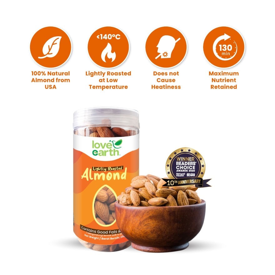 Roasted Natural Almond 350g