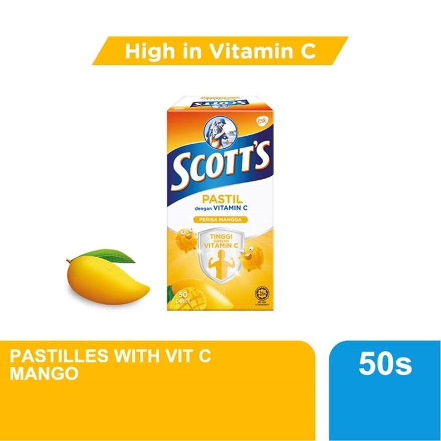 Vitamin C Pastilles Mango 50S For Kids