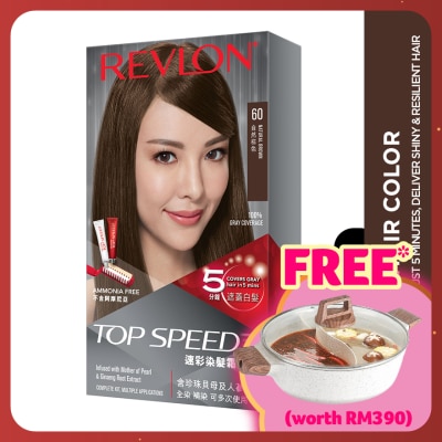 REVLON Top Speed Hair Color Natural Brown 1's