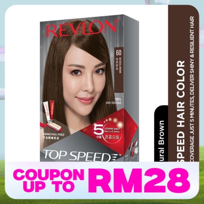 REVLON Top Speed Hair Color Natural Brown 1's