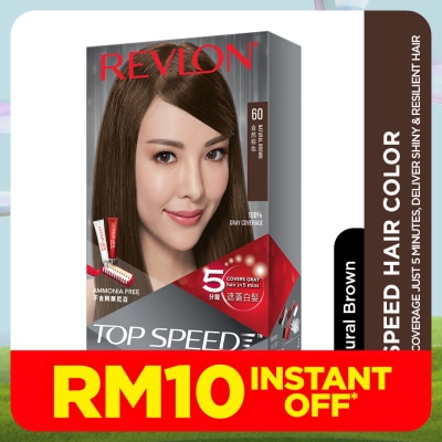 REVLON Top Speed Hair Color Natural Brown 1's