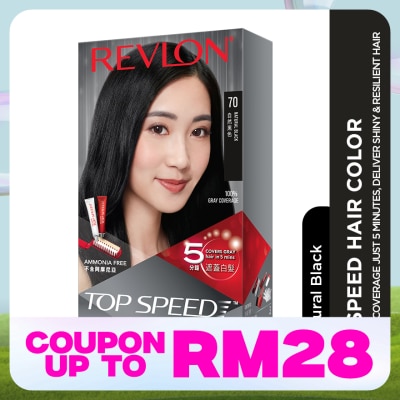 REVLON Top Speed Hair Color Natural Black 1pc