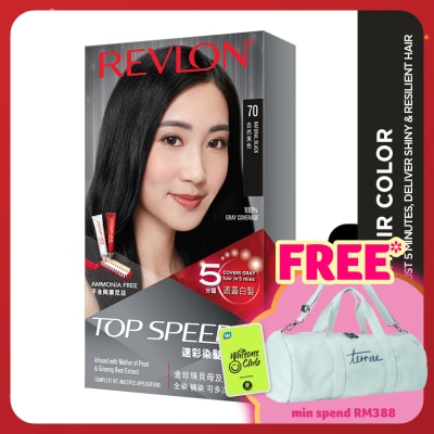 REVLON Top Speed Hair Color Natural Black 1pc