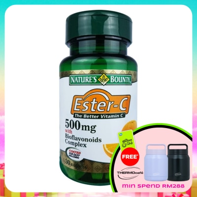 NATURE'S BOUNTY - Ester-C 500mg with Bioflavonoids Complex 30's