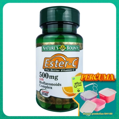 NATURE'S BOUNTY - Ester-C 500mg with Bioflavonoids Complex 30's