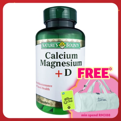 NATURE'S BOUNTY Calcium Magnesium +D 60's