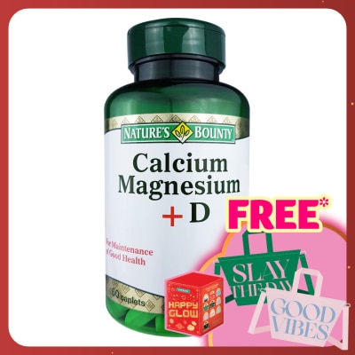 NATURE'S BOUNTY Calcium Magnesium +D 60's