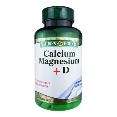 NATURE'S BOUNTY Calcium Magnesium +D 60's