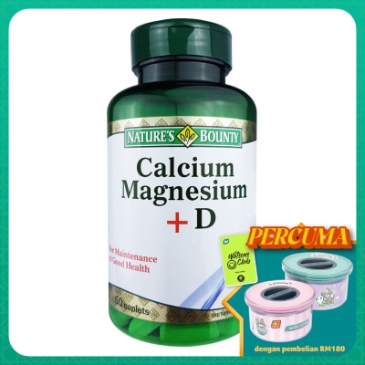 NATURE'S BOUNTY Calcium Magnesium +D 60's