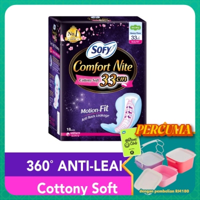 SOFY - Comfort Nite Body Fit Slim Wing 33cm 18S