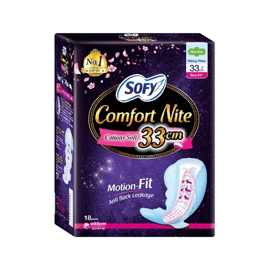 Comfort Nite Body Fit Slim Wing 33cm 18S image