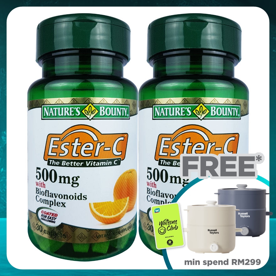 Ester-C 500mg Bioflavonoids Complex 2 x 30's