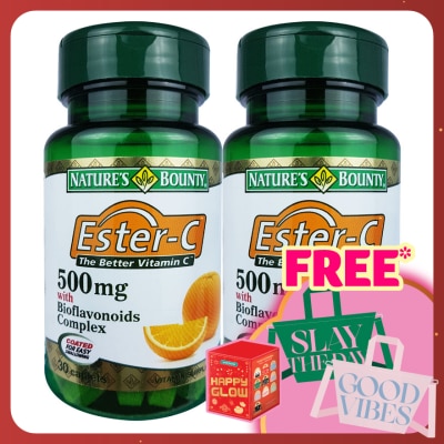 NATURE'S BOUNTY Ester-C 500mg Bioflavonoids Complex 2 x 30's
