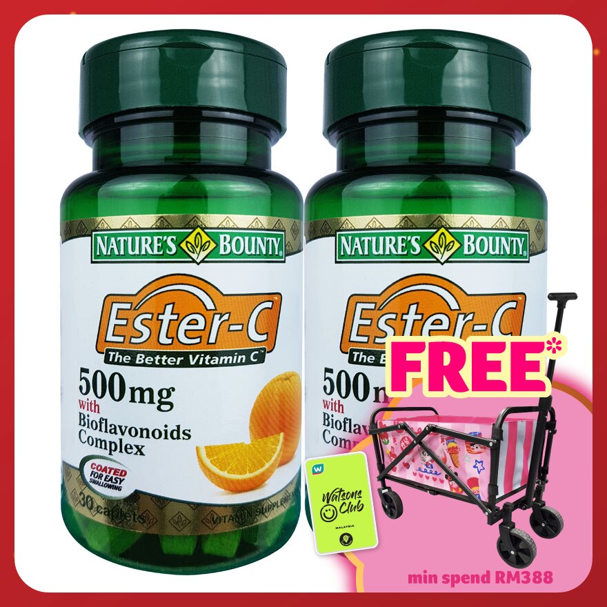 Ester-C 500mg Bioflavonoids Complex 2 x 30's