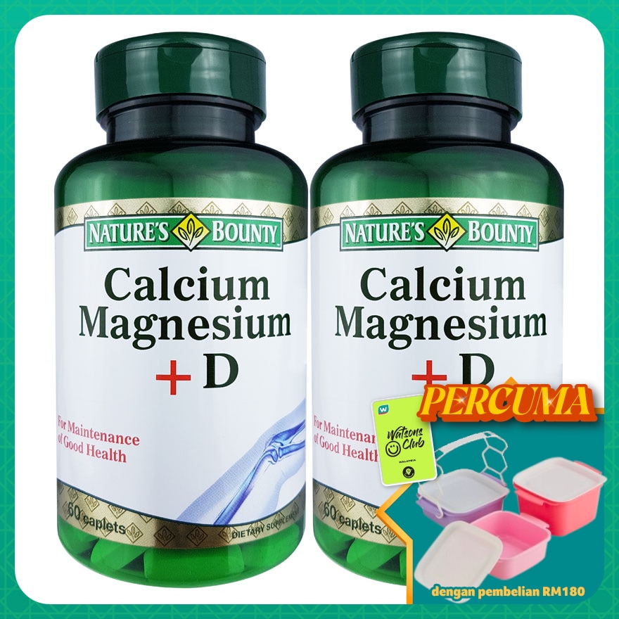 Calcium Magnesium +D 2 x 60's