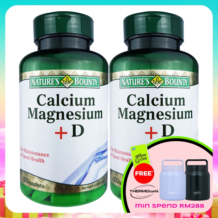 Calcium Magnesium +D 2 x 60's