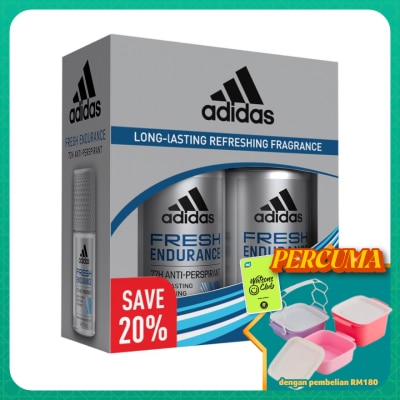 ADIDAS - Deodorant Roll On Fresh Endurance (MEN) 2X50ml