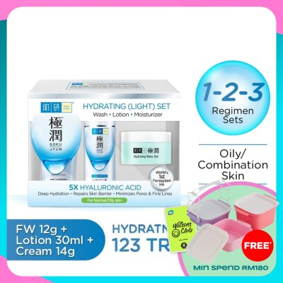 HADA LABO Hydrating Light 123 Trial Set