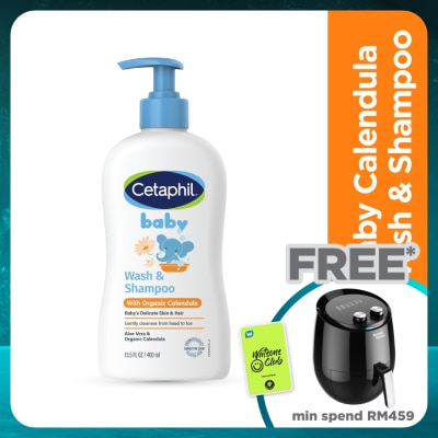 CETAPHIL Baby Wash & Shampoo With Organic Calendula 400ML