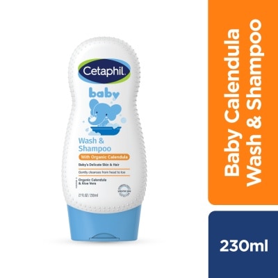 CETAPHIL - Baby Wash & Shampoo With Organic Calendula 230ML