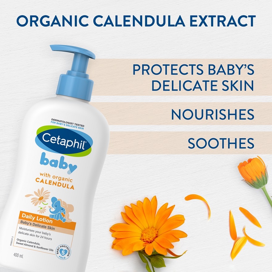 Baby Daily Lotion With Organic Calendula 400ML image