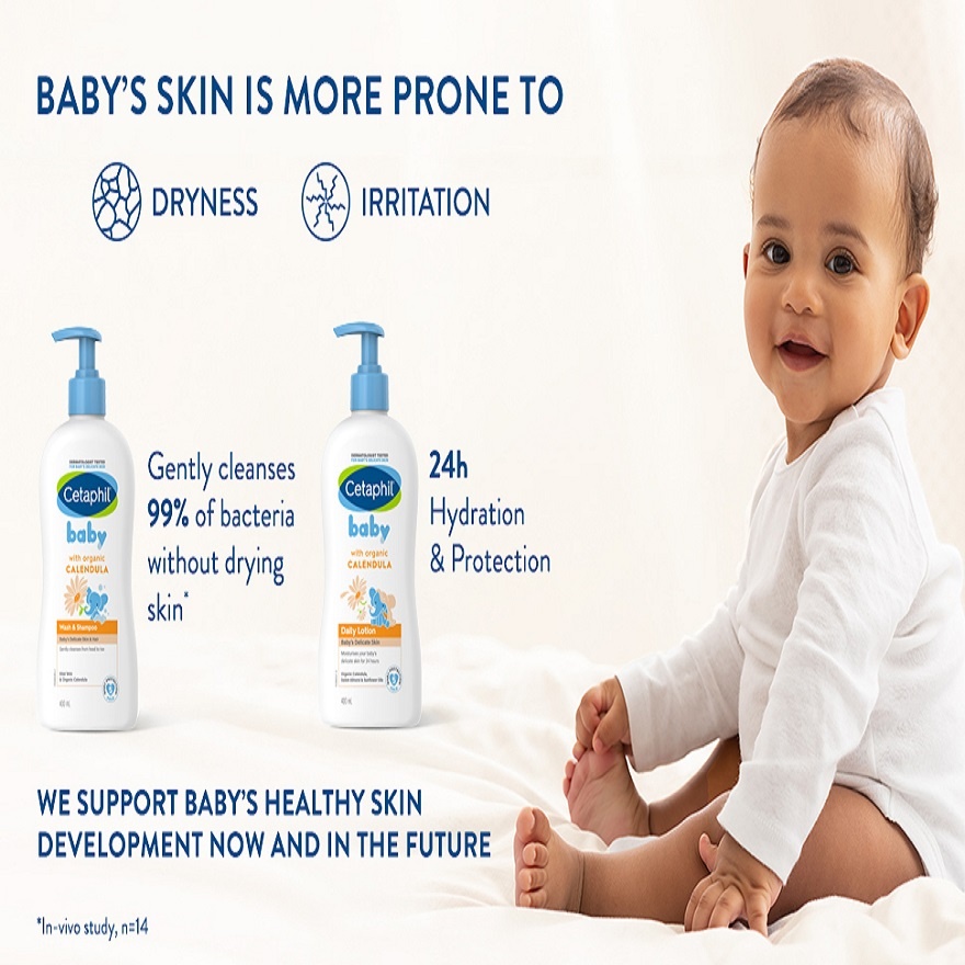 Baby Daily Lotion With Organic Calendula 400ML image
