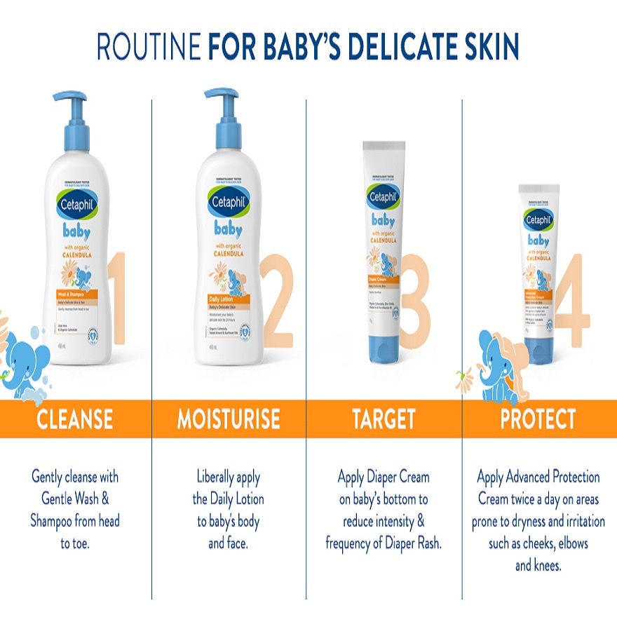 Baby Daily Lotion With Organic Calendula 400ML image