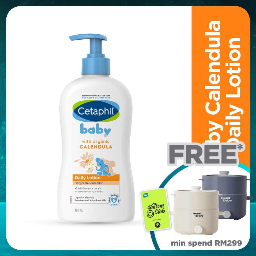 Baby Daily Lotion With Organic Calendula 400ML