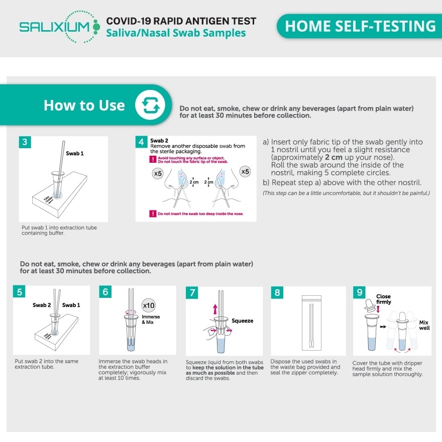 Covid-19 Rapid Antigen Self Test Kit 1's