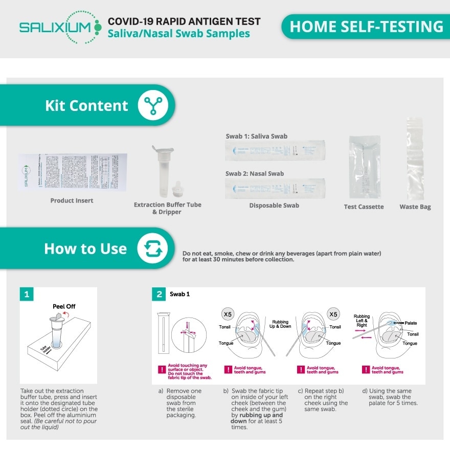 Covid-19 Rapid Antigen Self Test Kit 1's