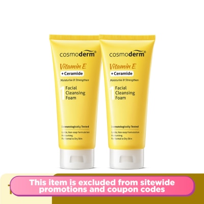 COSMODERM Cosmo Vit E Foam Fw Tp 2X125ml