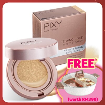 PIXY MIG Techno-Fixed Matte Cushion 102 Neutral Beige