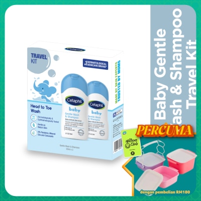 CETAPHIL - Baby Gentle Wash & Shampoo 50ML x 2